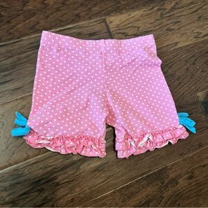 Eleanor Rose Polka Dot Ruffle Shorts